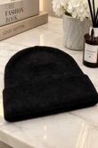 Knitted Ribbed Beanie