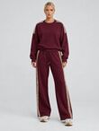 Sequin Side Stripe Lounge Set