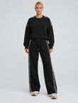 Sequin Side Stripe Lounge Set