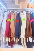 Graphic Badge Baggy Cropped Hoodie With Contrast Trouser