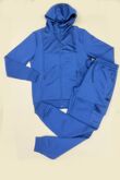Navy Full-Zip Hoodie With Cargo Pocket Jogger Tracksuit