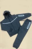 Kids Zip Up Through Hooded Tracksuit