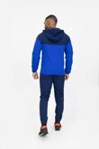 Royal Blue Softshell Hooded Windbreaker Jacket With Jogger