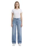 Blue High Waist Wide Leg Jeans