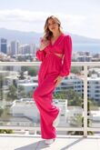 Balloon Sleeve Cut Out Jumpsuit