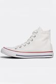 White Canvas High Top Lightweight Trainers
