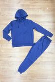 Navy Contrast Full-Zip Hooded Windbreaker Tracksuit