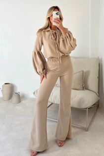 Job Lot Quilted Shirt Co-Ord Set