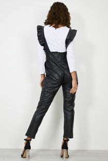 white pinafore jumpsuit