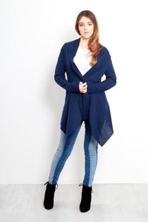 Rib Waterfall Cardigan 