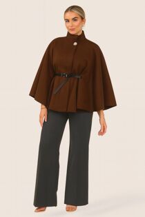 Belted Cape Coat
