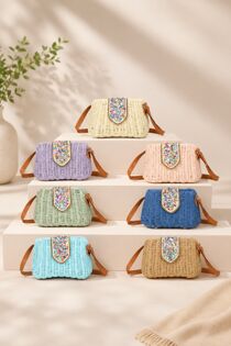 Boho Woven Crossbody Bag