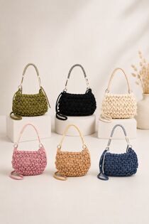 Handwoven Rope Shoulder Bag