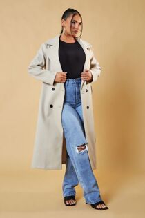 Duster Double Breasted Long Coat