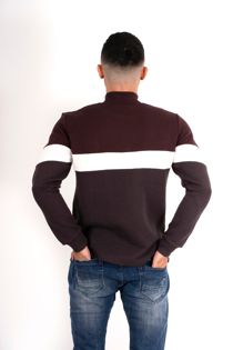 Ribbed Three Tone Jumper