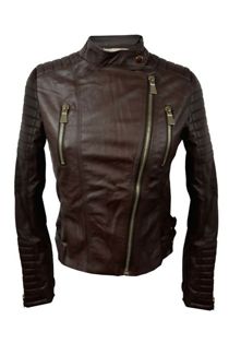 Brown Classic Motor Bike Jacket