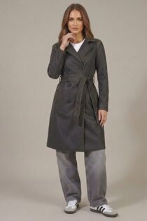 Maxi Belted Trench Coat
