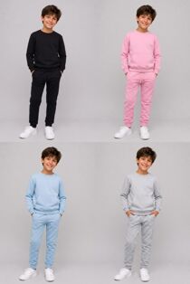 Kids Boys Round Neck Sweatshirt Bottom Tracksuits