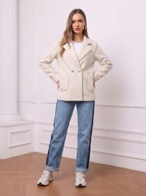 Borg Teddy Tailored Coat