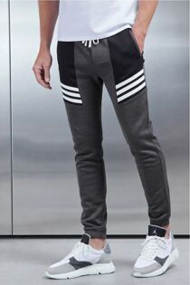 Job Lot Slim Fit Athletic Striped Joggers