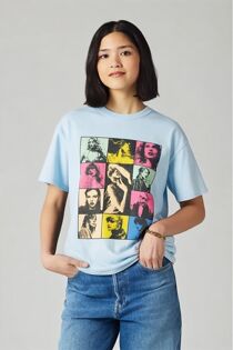 Blue Taylor Swift Print T-Shirt Fan Concert Eras