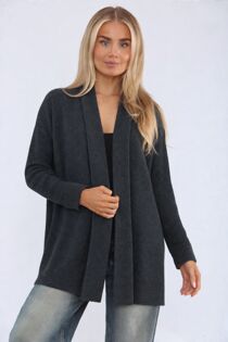 Long Sleeve Stripe Balloon Cardigan