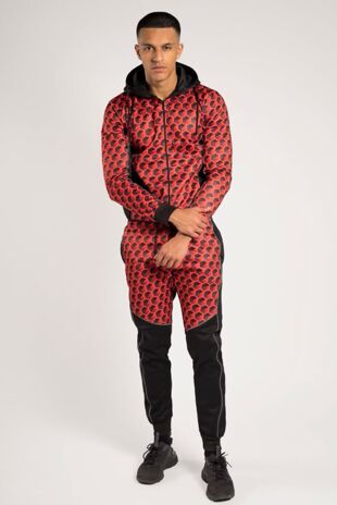 Red Ombre Gradient Coloured Tracksuit