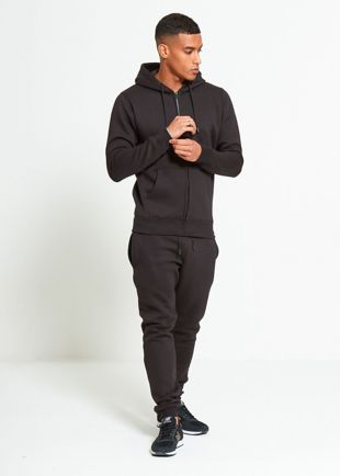 Black Block Hooded Tracksuit