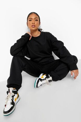 Black Fleece Oversize Tracksuit