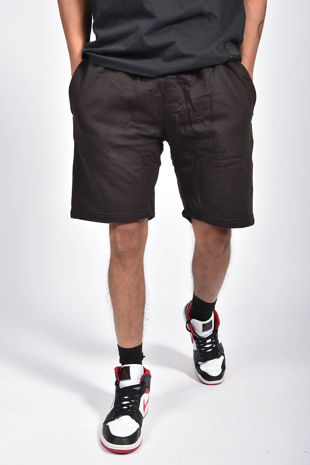 Black Basic Jogger Shorts