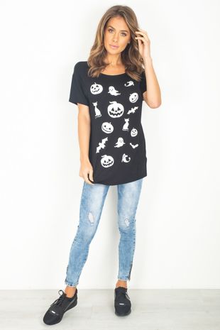 Black Halloween T-Shirt