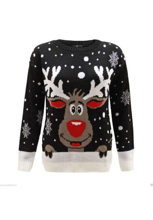 Black Kids X Reindeer Christmas Jumper