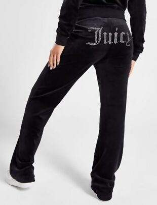 Kids Studded Juicy Print Velour Wide Leg Tracksuit Pre Order