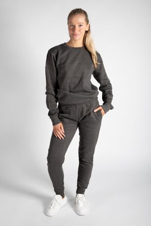 Charcoal Fleece Oversize Tracksuit