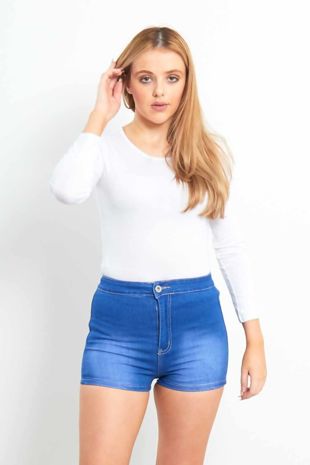 Denim High Waist Joni Shorts