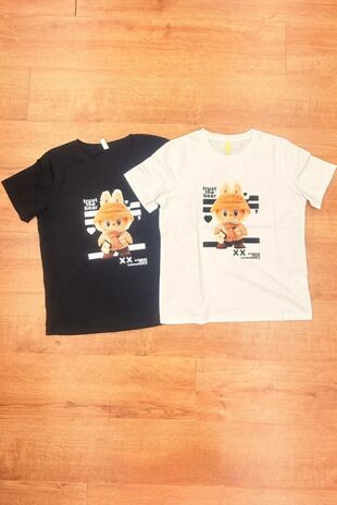 Short Sleeve With Trust The Bear Slogan T-Shirt