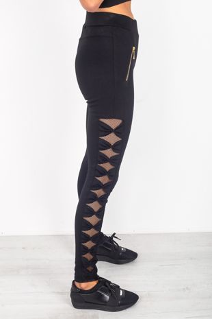 Diy Cut Biker Leggings 