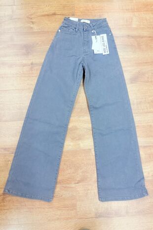 Slate Grey Super Stretch Dad Fit Jeans