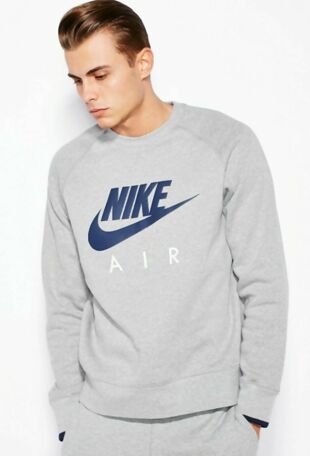 Grey Nike Air Crew Neck Jumper