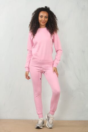 Pink Fleece Oversize Tracksuit