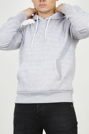 Light Grey Flex Fleece Pullover Hoodies