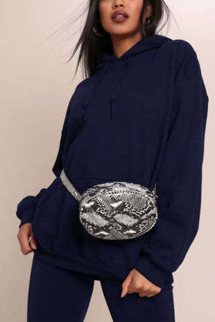 Royal Blue Oversized Pullover Hoodie
