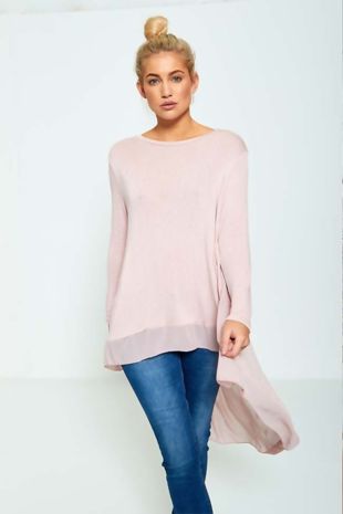 Plus size Lightweight Knit Fishtail Top