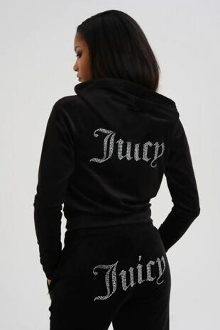 Studded Juicy Print Velour Tracksuit
