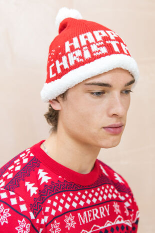 Mens Christmas Cap