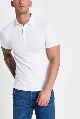 White Essential Polo Shirt