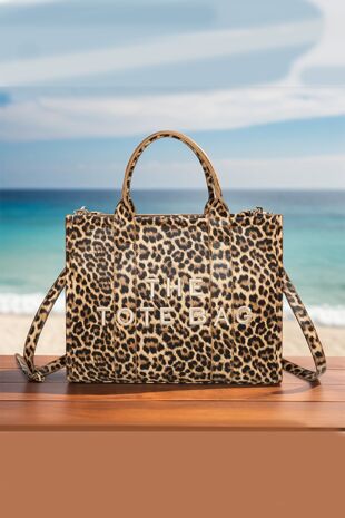 Leopard Glam Tote Bag
