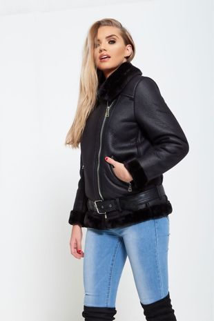 Black Aviator Jacket
