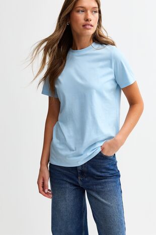 Sky Blue Crew Neck T-Shirt