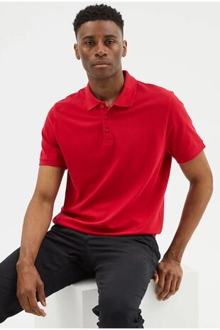Red Essential Polo Shirt